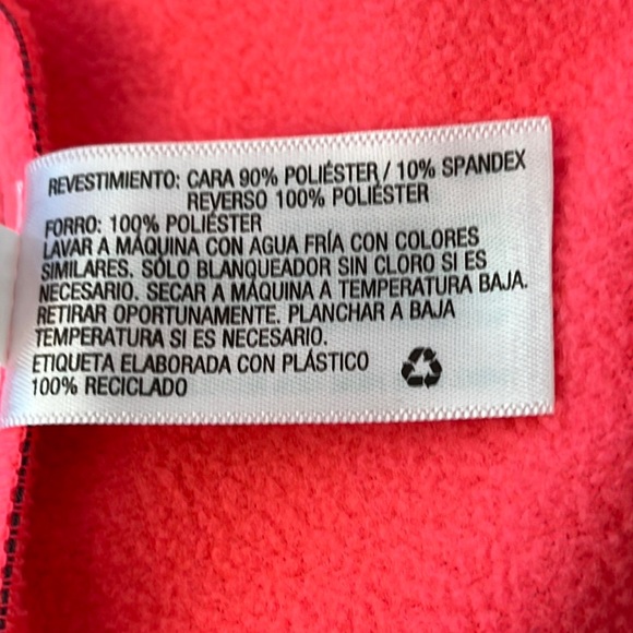 Gray Hooded Jacket with Pink Accents Size Medium (7/8). - Picture 7 of 8